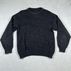 Vtg Kennington Mens XL Italian Wool Blend Sweater Cosby Grandpa Retro Cozy Knit